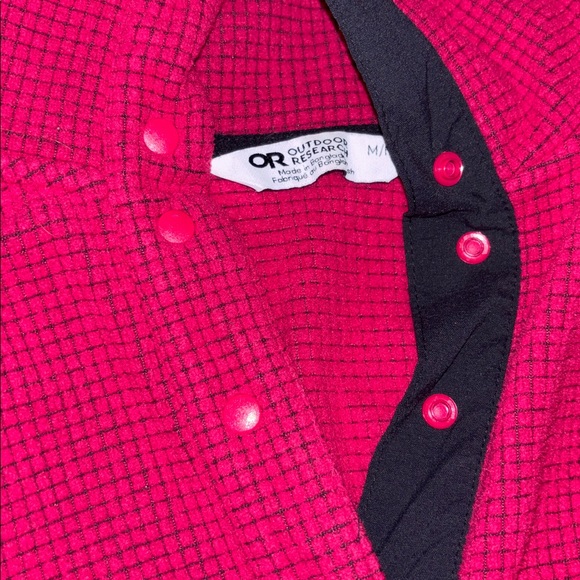 OR Outdoor Research Pink Long Sleeve Pullover - Picture 2 of 4